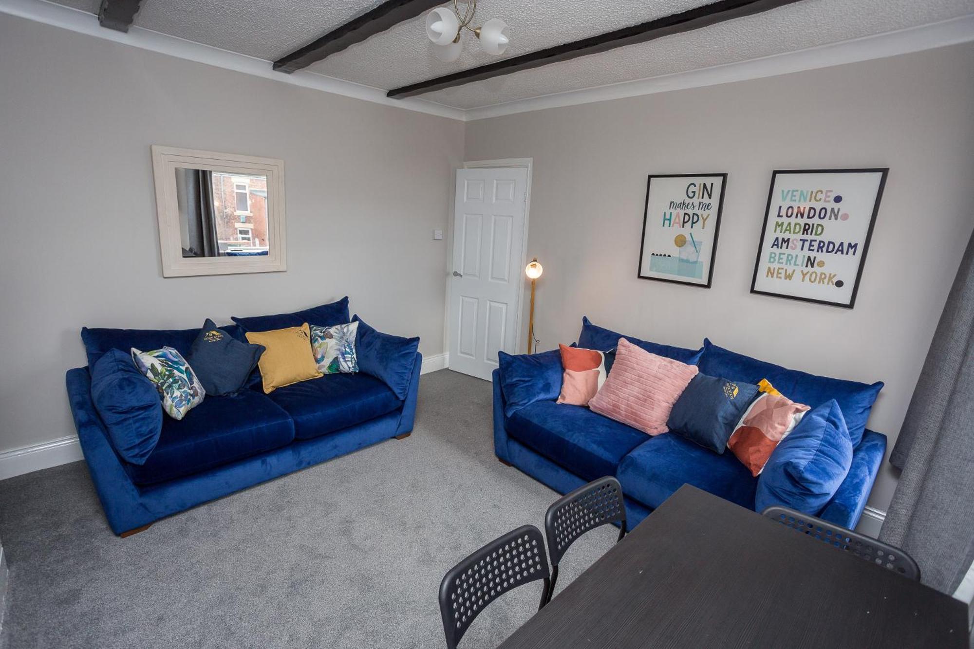 ゲーツヘッド The Avenue-3 Bed Sleeps 6 Great For Contractorsヴィラ エクステリア 写真